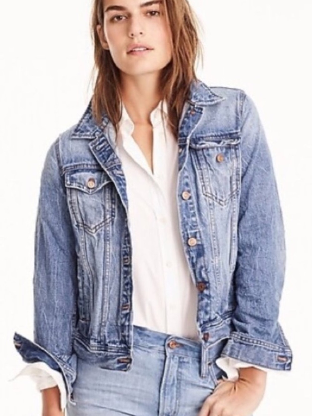 J.Crew Jeans Classic denim jacket in blue - Size Medium